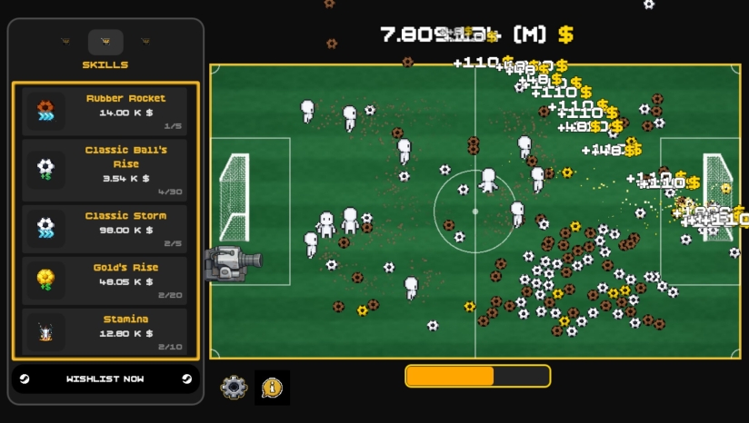 《挂机足球》单机中文版 游戏截图 2